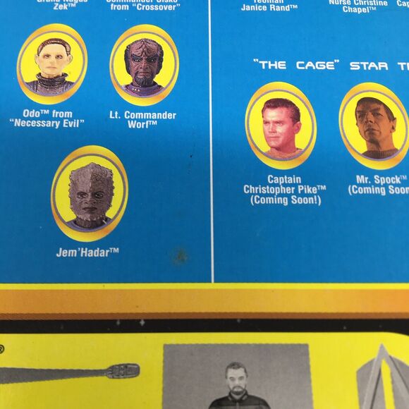 STAR TREK Admiral William T Riker Next Generation Playmates Figure 30 Years-Read - Picture 11 of 11